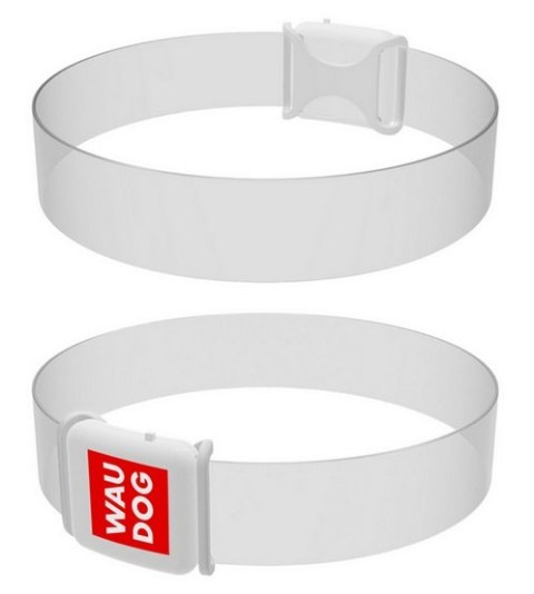 Collar WauDog LED Obroża z podświetleniem LED, klamra magnetyczna, 25mm/45cm