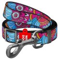 Collar WauDog Nylon Smycz nylonowa regulowana 25mm/152-183cm, wzór LATO
