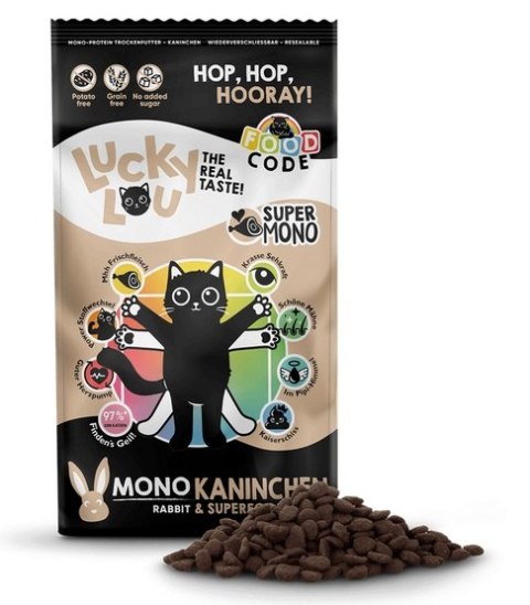Lucky Lou Food Code Mono Królik 340g