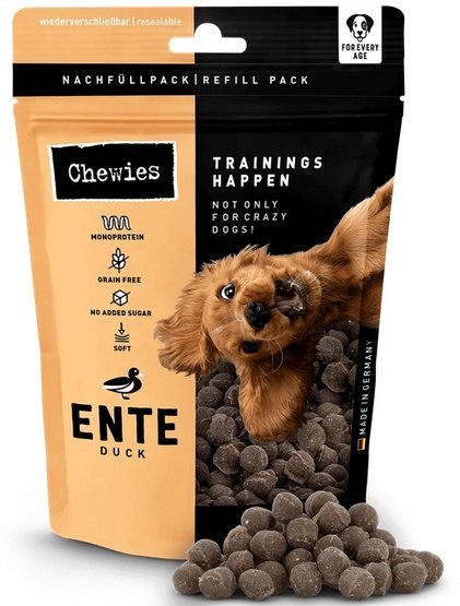 Chewies Trainings-Happen Kaczka monobiałkowe, bezzbożowe wiaderko 175g