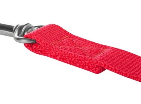 CHABA Smycz taśma - 25mm czerwona