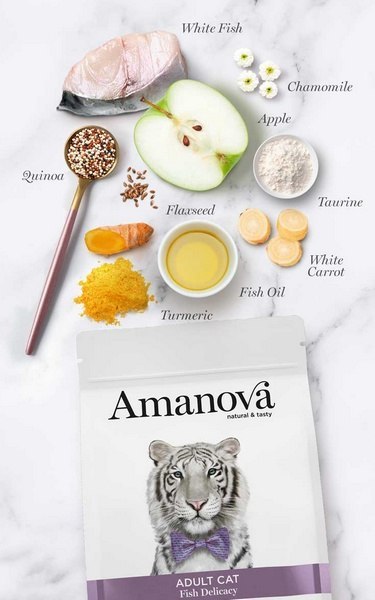 Amanova Cat Adult Fish Delicacy White Fish - biała ryba 6kg