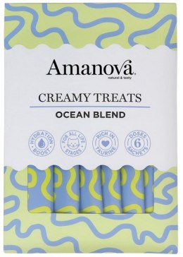 Amanova Cat Creamy Treats Ocean Blend Tuna & Salmon - tuńczyk i łosoś 6x15g