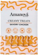 Amanova Cat Creamy Treats Savory Chicken - kurczak 6x15g