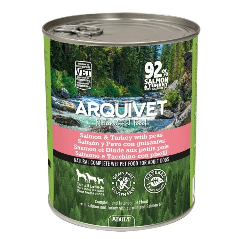 ARQUIVET mokra karma dla psa z łososiem i indykiem 800G