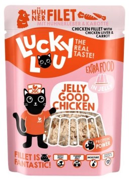 Lucky Lou Extrafood Kurczak i wątróbka z kurczaka w galaretce saszetka 70g