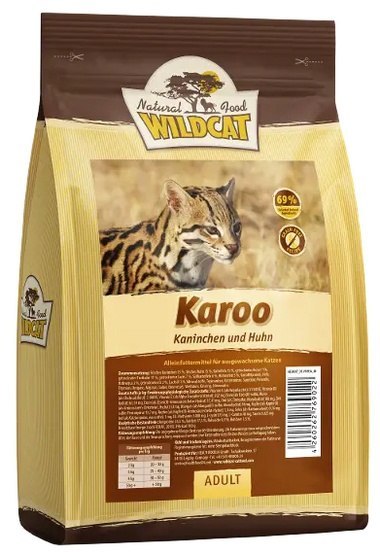 Wildcat Karoo - królik i drób 500g